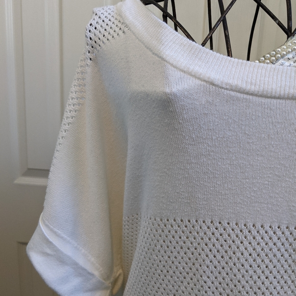 White sweater top - Picture 2 of 4